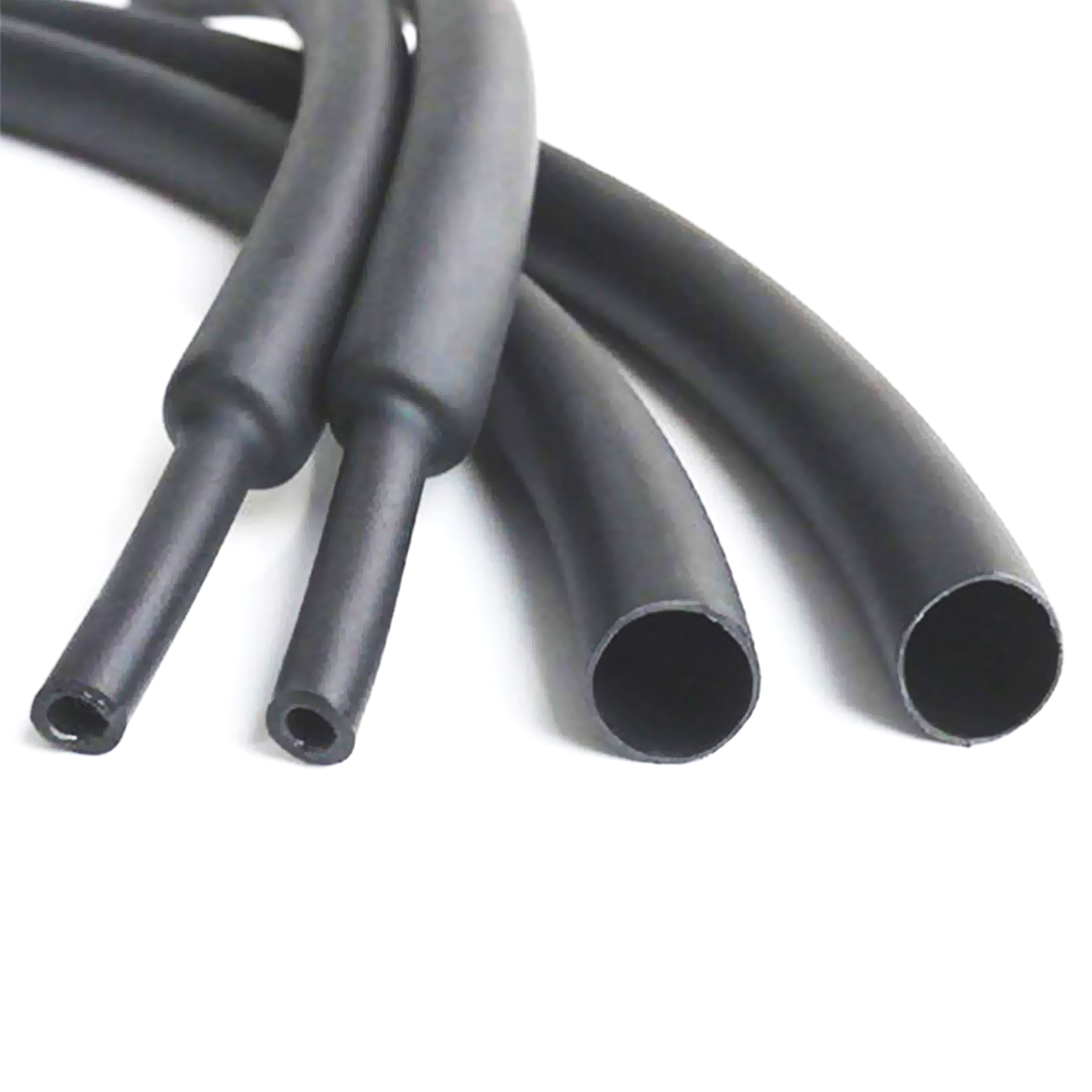 100 Pack 4 Inches Heat Shrink Tubing Black (1.0mm - 3.2mm/1.8mm - 4.8mm/2.4mm - 6.4mm) - Heat Shrink Tube Wire Shrink Wrap Electrical Cable Wire Kit Set…